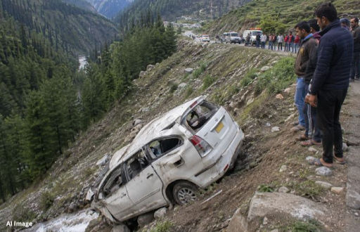 2 die as vehicle plunges into gorge near Pahalgam