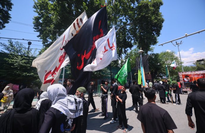 Thousands join Srinagar’s historic 8th Muharram procession as annual ritual continues revival