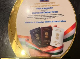 J&K Police wins Passport Seva Award for 2nd consecutive year
