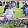 KU marks International Day of Yoga with mass yoga session