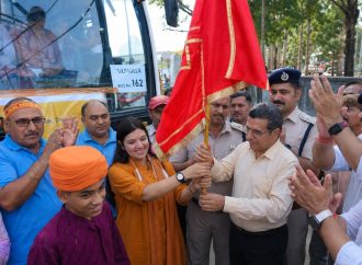 Devyani Rana flags off Kheer Bhawani Yatra, carries forward family legacy