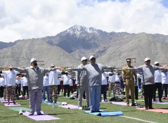 Vice President says people of Ladakh embody yoga’s core values of balance and resilience