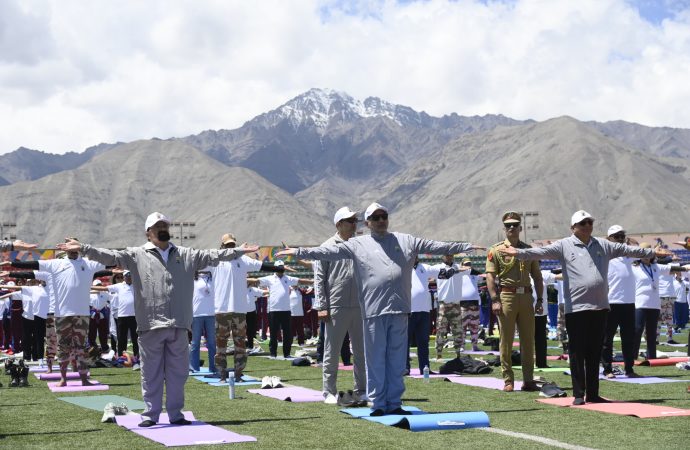 Vice President says people of Ladakh embody yoga’s core values of balance and resilience