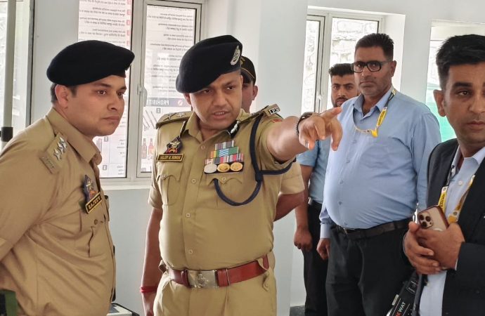IGP Security reviews upgraded security infrastructure ahead of Amarnath pilgrimage