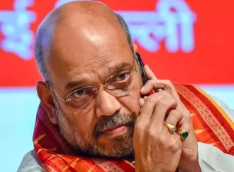 Amit Shah calls family of slain policeman