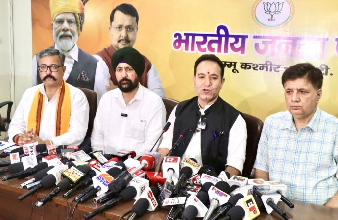 BJP accuses NC of promoting separatist narrative through school book, seeks minister’s dismissal
