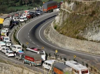 Highway traffic hit