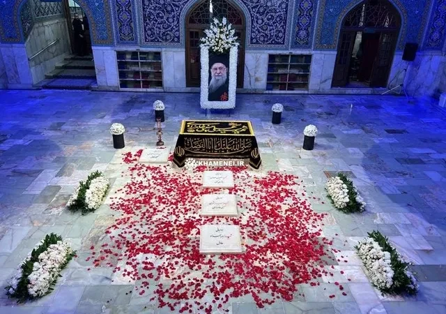 Millions bid farewell as Khamenei buried in Iran’s holiest shrine