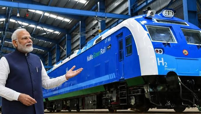 PM Modi launches first hydrogen-powered passenger train