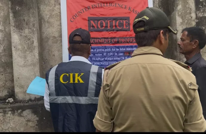Police attach property of businessman Mubeen Shah