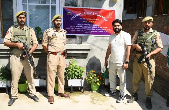 Police seize Rs 12 million property in Kashmir drug trafficking probe