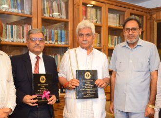 JKPSC submits 67th Annual Report to LG Sinha